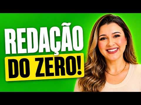 Thumbnail da aula: REDAÇÃO PARA QUEM NÃO SABE NADA - Profa. Pamba