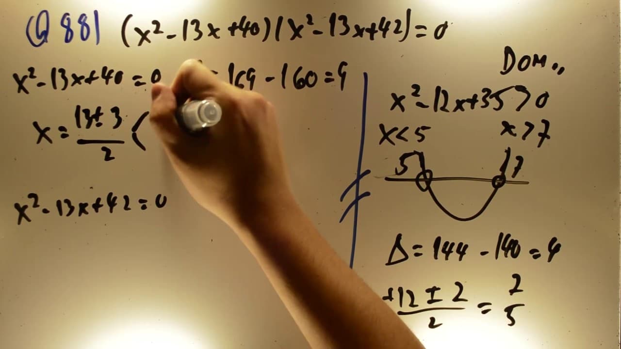 Thumbnail: UNESP 2017 - Matemática 88 - Domínio de Função - 1ª fase 1 - Aulas A+ Resolve