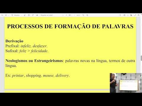 Thumbnail da aula: Aula de Morfologia - Gramática e Literatura 04/09