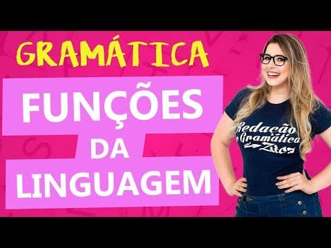 Thumbnail da aula: FUNÇÕES DA LINGUAGEM - AULA COMPLETA -  Aula 2 - Profa. Pamba - Curso de Estilística