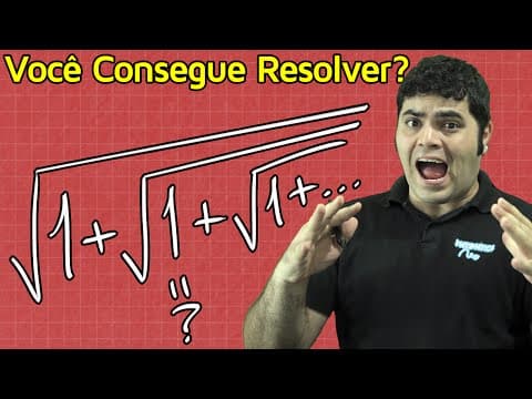 Thumbnail da aula: Você Consegue Resolver esse Desafio com Raízes Quadradas Infinitas? | Matemática Rio