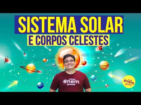 Thumbnail da aula: SISTEMA SOLAR E CORPOS CELESTES | Resumo de Geografia para o Enem