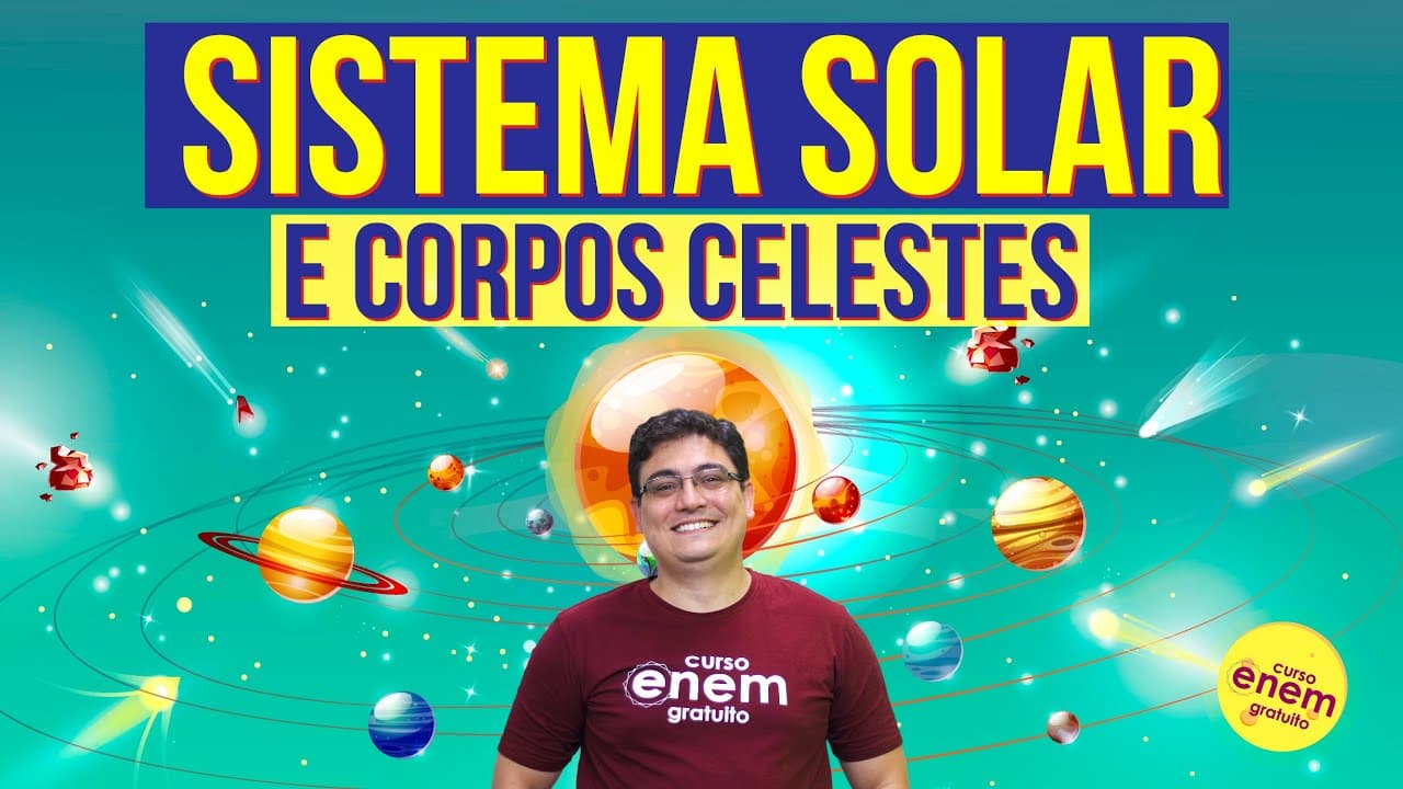 Thumbnail: SISTEMA SOLAR E CORPOS CELESTES | Resumo de Geografia para o Enem