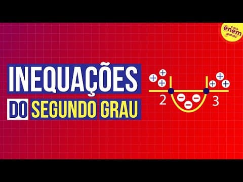 Thumbnail da aula: INEQUAÇÕES DO SEGUNDO GRAU: COMO RESOLVER | Resumo de Matemática para o Enem