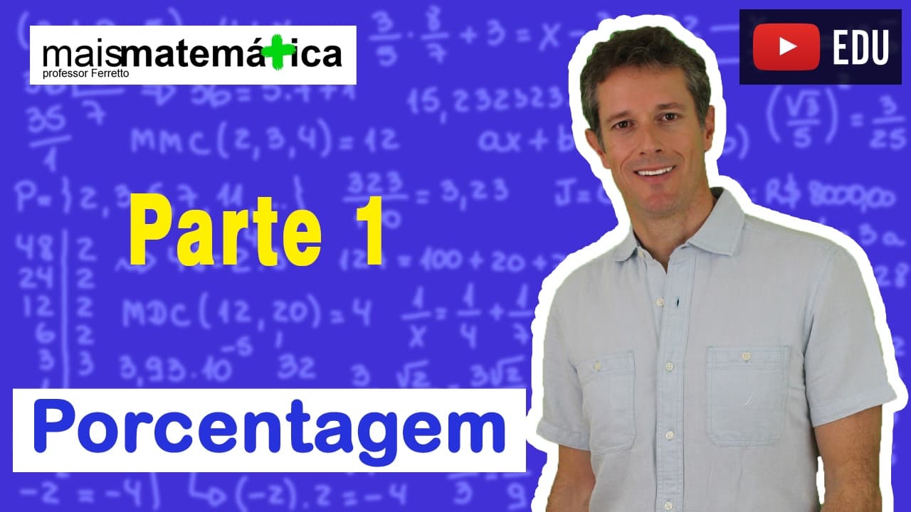 Thumbnail: Matemática Básica - Aula 27 - Porcentagem (parte 1)