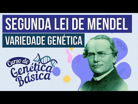 Thumbnail da aula: 2ª LEI DE MENDEL: variedade genética | Curso de Genética Básica | Biologia Enem | Cláudia Aguiar