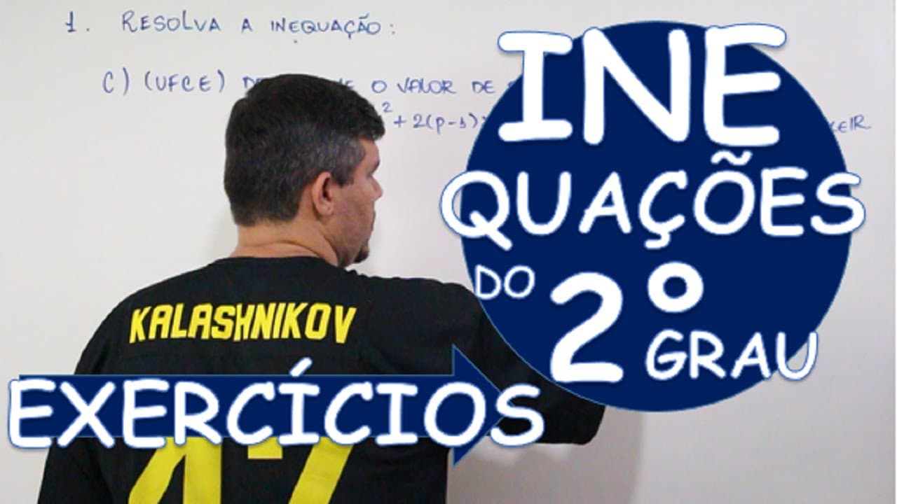 Thumbnail: INEQUAÇÃO DO 2º GRAU: EXERCÍCIOS