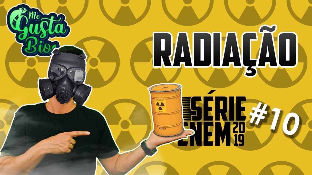 Thumbnail: Aula #10 Radioatividade ENEM | Professor Gustavo Schmidt