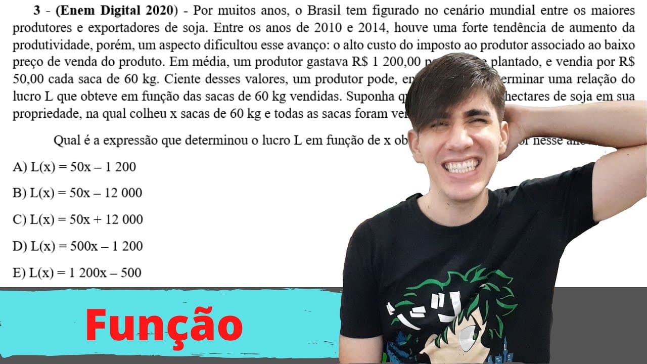 Thumbnail: 3 - (Enem Digital 2020) - Por muitos anos, o Brasil tem figurado no cenário mundial entre os...