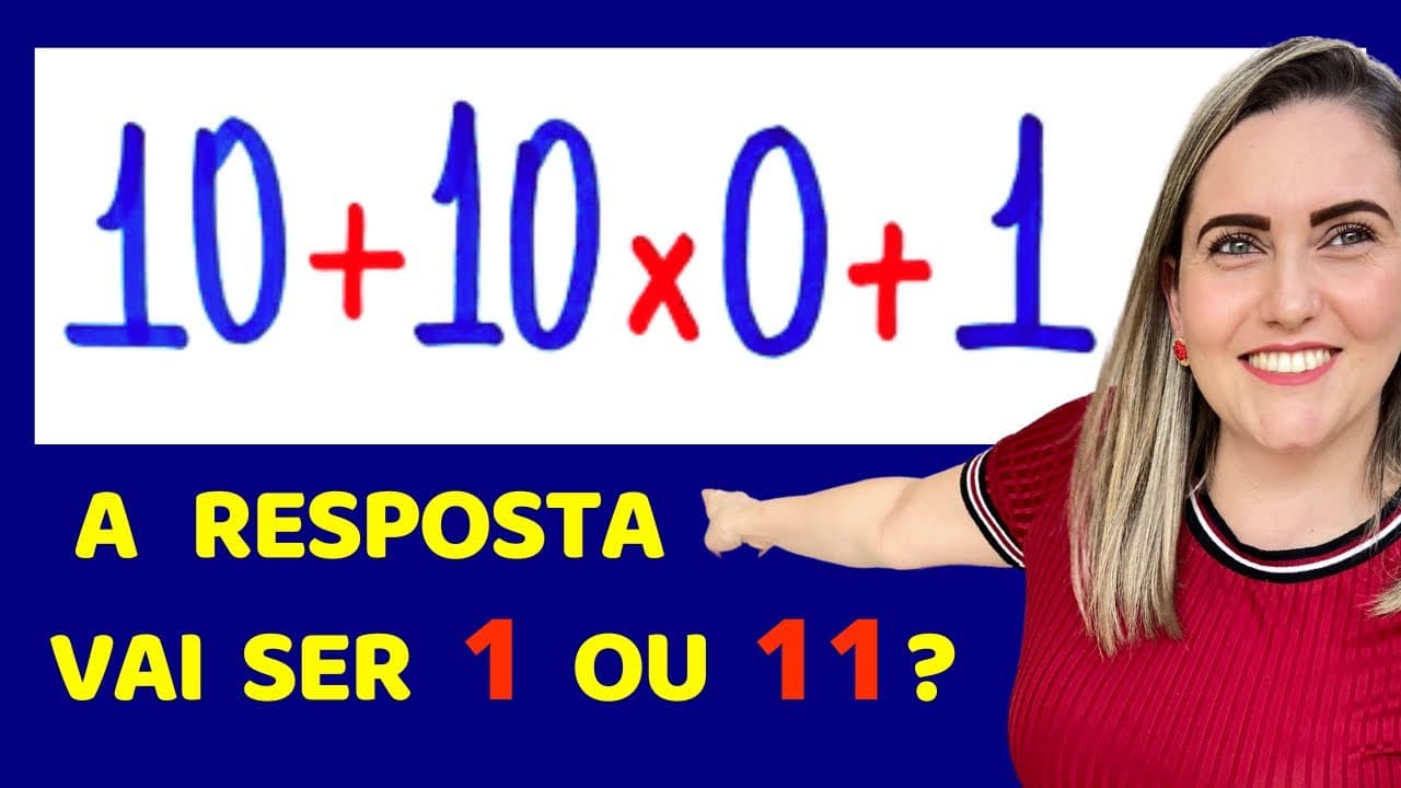 Thumbnail: 🤯🤔CUIDADO COM A ORDEM !! Matemática básica todo dia.📚🚀