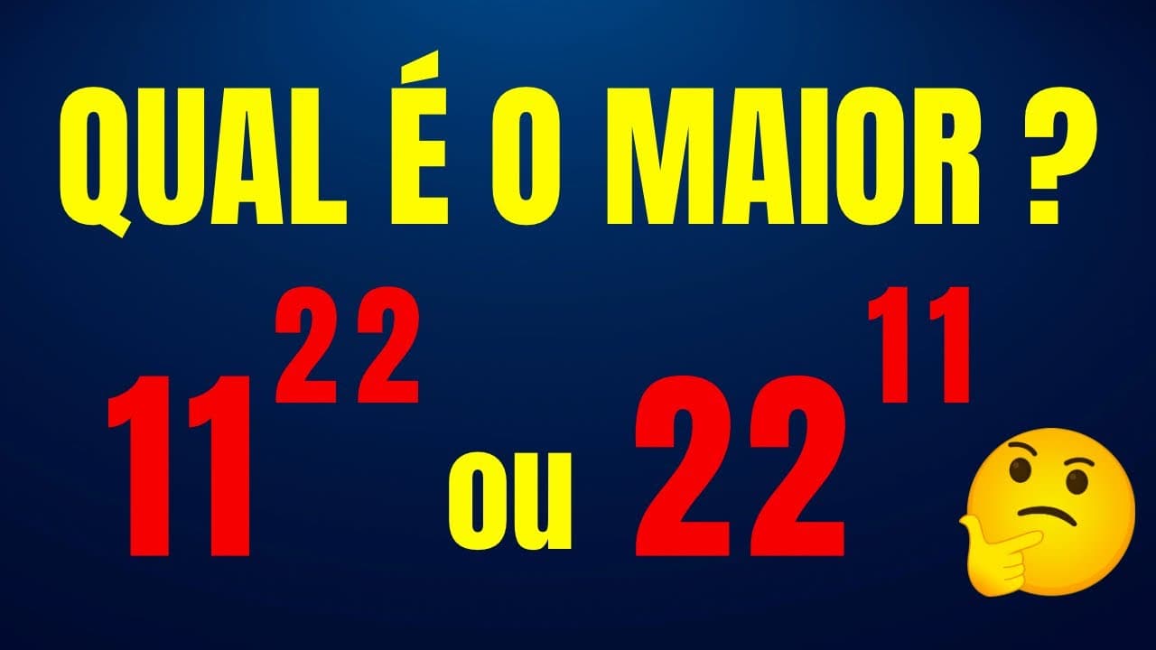 Thumbnail: 😱VOCÊ SABE QUAL POTÊNCIA É  MAIOR? VEM QUE EU TE CONTO!!!