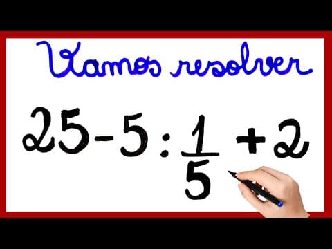 Thumbnail da aula: VAMOS RESOLVER EXPRESSÃO !! MAIS FÁCIL NÃO EXISTE!!