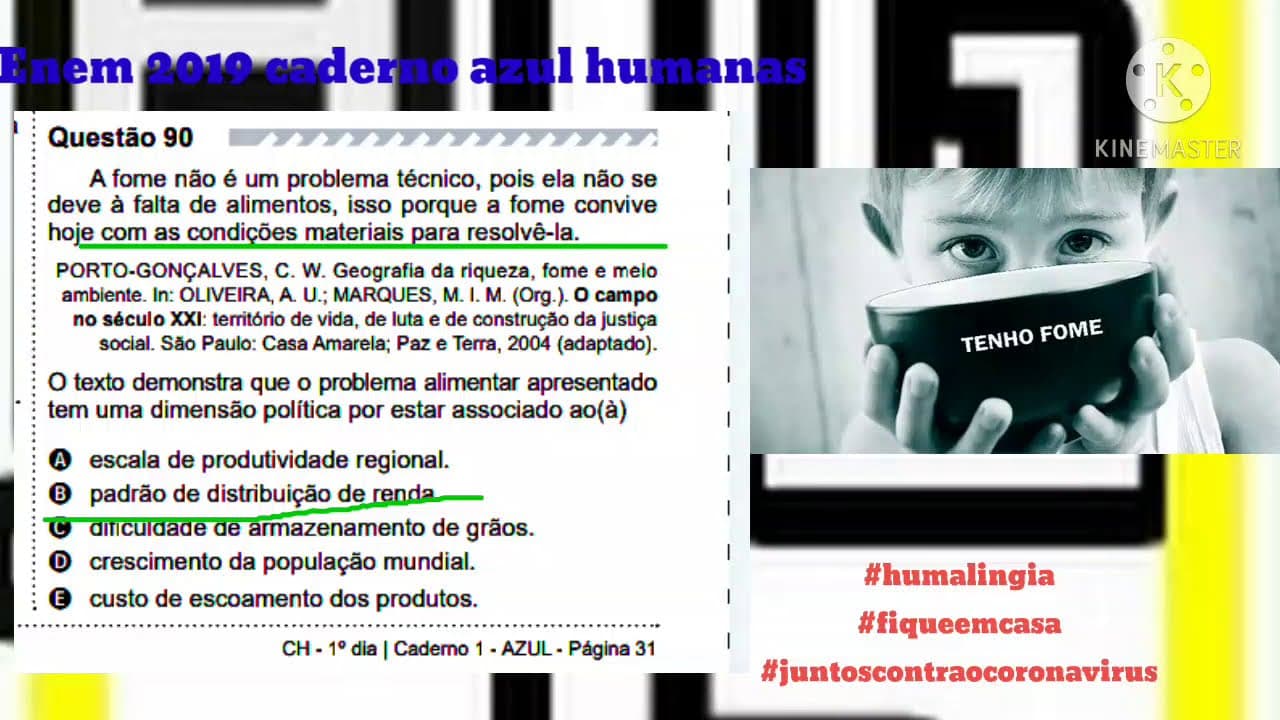 Thumbnail: Questão 90 Enem 2019 caderno azul humanas