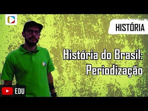 Thumbnail da aula: História do Brasil - Periodização