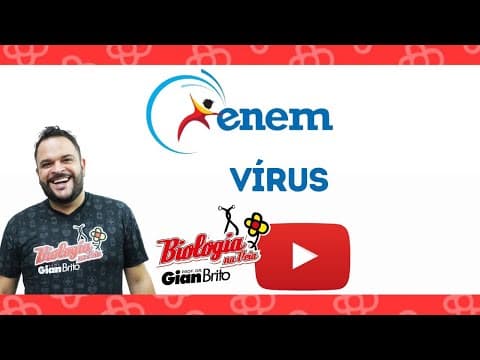 Thumbnail da aula: VÍRUS - LIVE +30MIN DE BIO - QUESTÕES ENEM