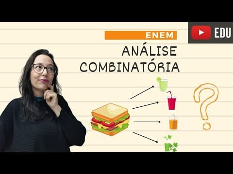 Thumbnail da aula: Caiu no ENEM  - Análise Combinatória - Professora Angela Matemática