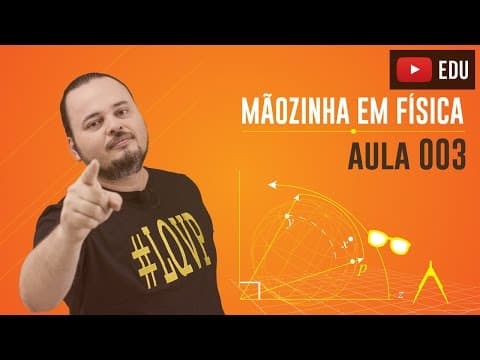 Thumbnail da aula: Leis de Newton (bloquinhos) - Mãozinha em Física 003
