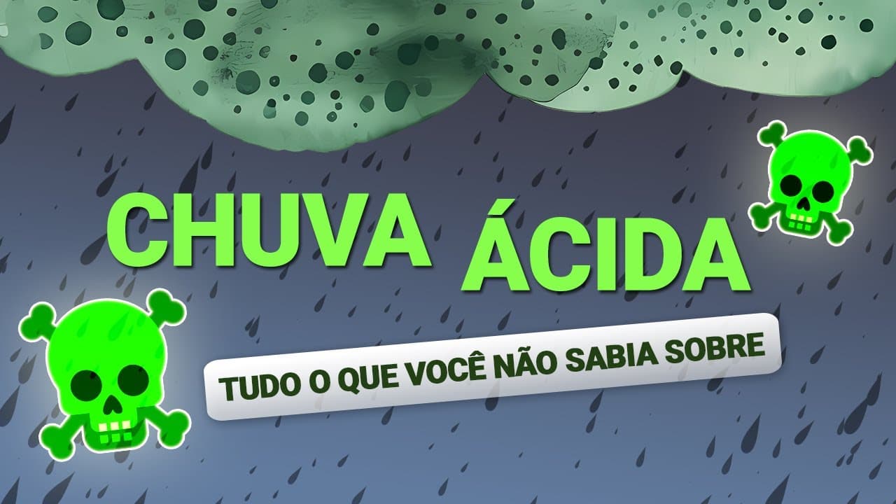 Thumbnail: O que é CHUVA ÁCIDA?