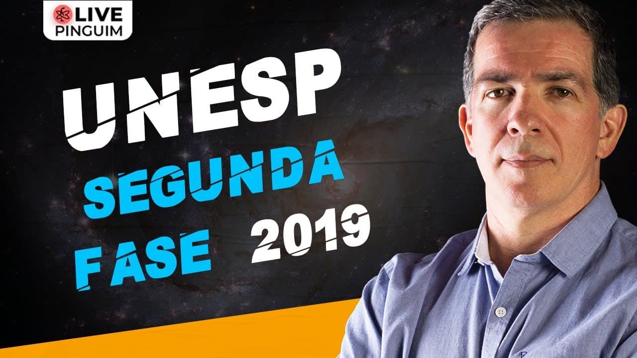 Thumbnail: UNESP Segunda Fase 2019 | RESOLUÇÃO de FÍSICA | Professor Pinguim