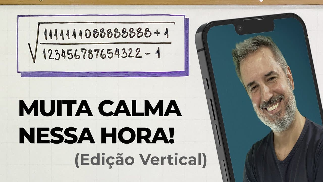 Thumbnail: UMA SIMPLIFICAÇÃO DE RADICAIS de outro planeta! 👽 [Vertical]