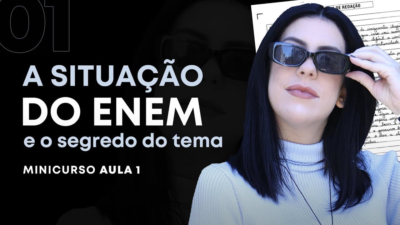 Thumbnail: Segredos sobre o Enem que nunca te contaram | MINICURSO AULA 01