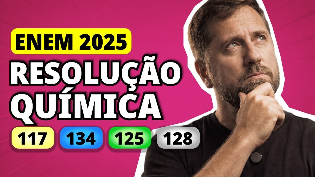 Thumbnail: ENEM 2025 QUÍMICA – Questão 117 | Alguns hormônios sexuais têm ganhado notável atenção nos últimos