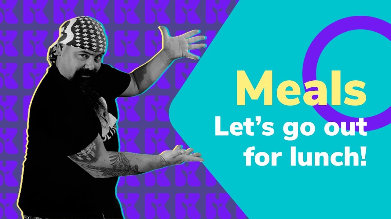 Thumbnail: Let's go out for lunch! Meals | Inglês 2.0 | Kultivi
