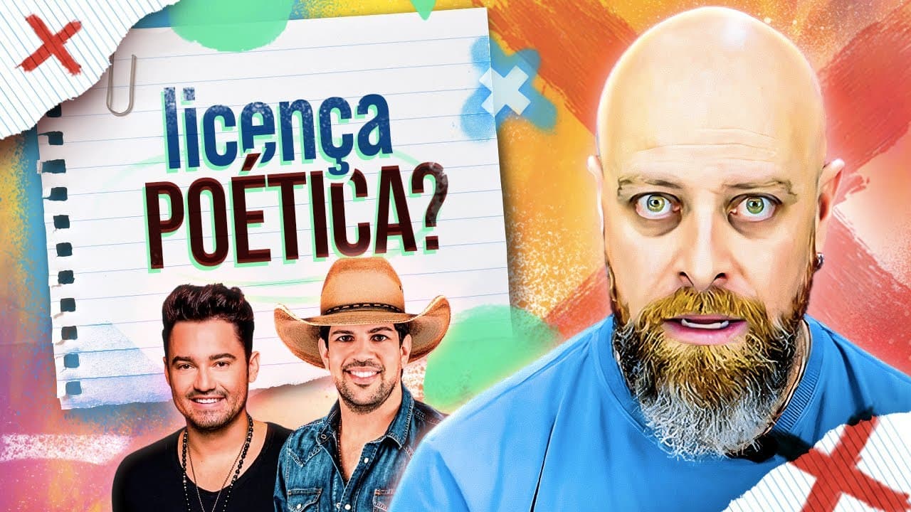 Thumbnail: Professor REAGE a MÚSICAS com ERROS DE PORTUGUÊS #ReageProfe | Professor Noslen