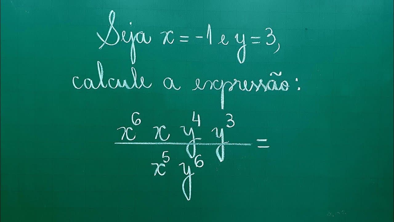Thumbnail: EXPRESSÃO ALGÉBRICA - VALOR NUMÉRICO E SIMPLIFICAÇÃO - Professora Angela Matemática