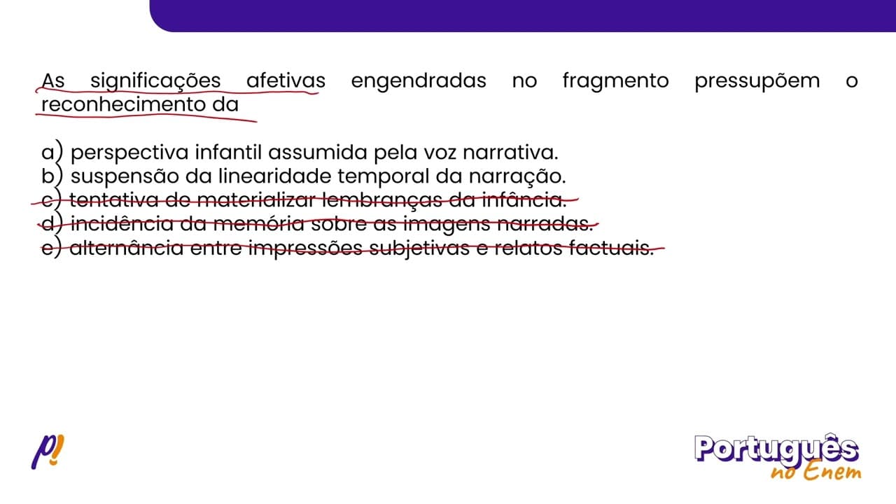 Thumbnail: ENEM 2020 -  INTERPRETAÇÃO E INFERÊNCIA DE TEXTOS | A vida às vezes é como um jogo brincado...