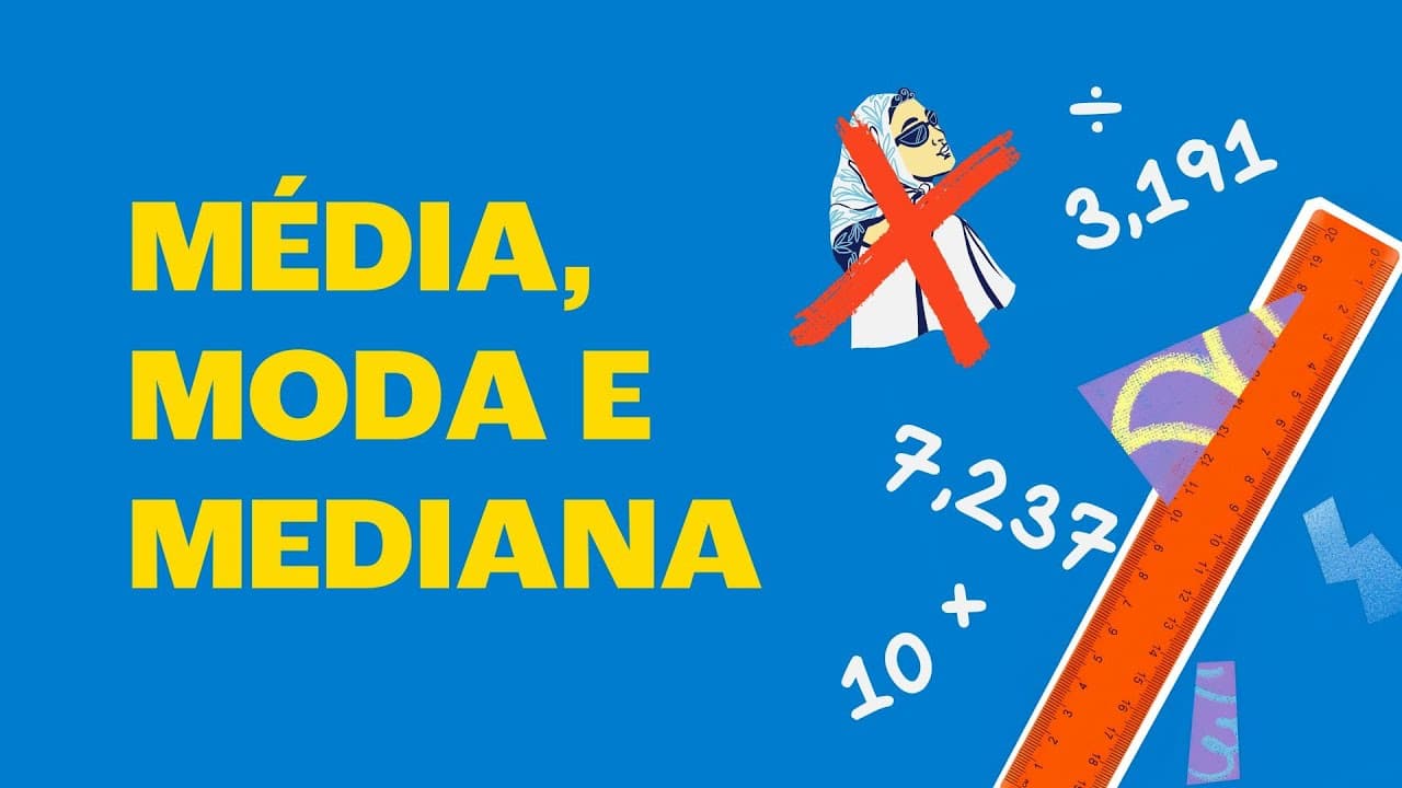 Thumbnail: Média, Moda e Mediana | Aprenda Rápido!