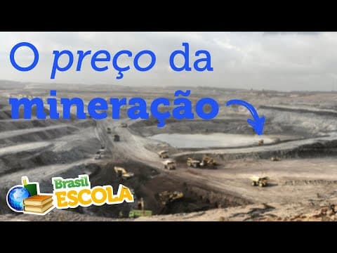 Thumbnail da aula: Impactos ambientais causados pela mineração - Brasil Escola
