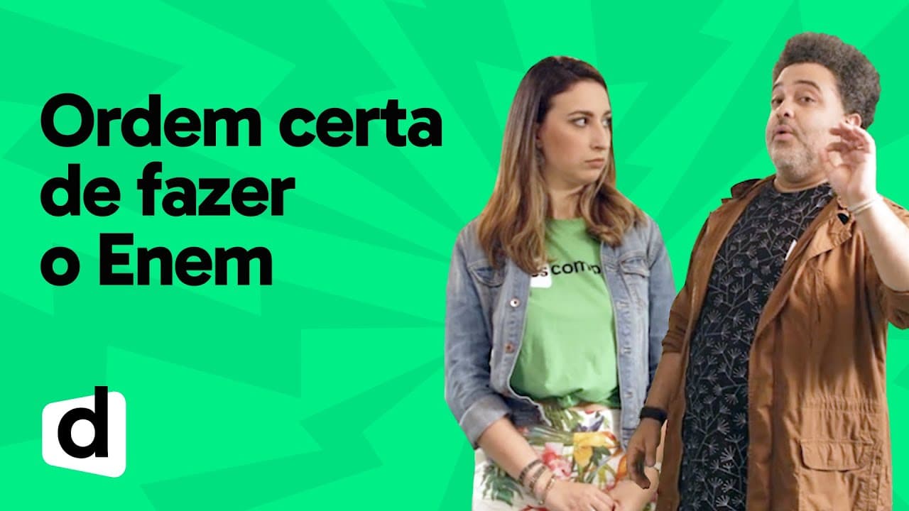 Thumbnail: QUAL A ORDEM CERTA DE FAZER A PROVA? | ESQUENTA ENEM | DESCOMPLICA