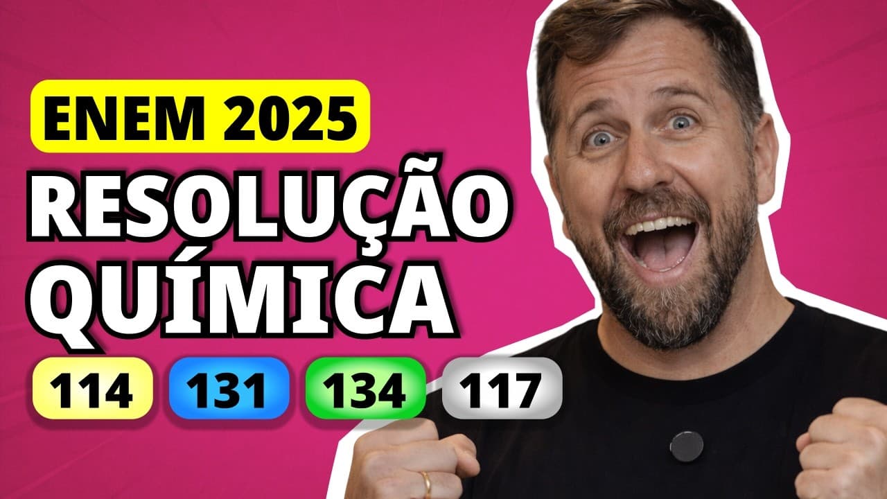 Thumbnail: ENEM 2025 QUÍMICA – Questão 114 | O Brasil é o maior produtor mundial de nióbio (massa molar = 93g