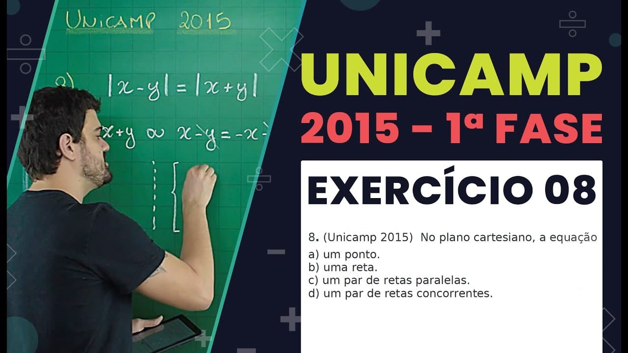 Thumbnail: RESOLUÇÂO UNICAMP 2015 | Exercício 8