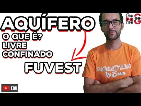Thumbnail da aula: 💧 O que é AQUÍFERO? | GEOGRAFIA | FUVEST |