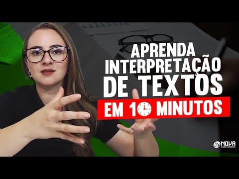 Thumbnail da aula: Interpretação e Compreensão Textual para Concursos