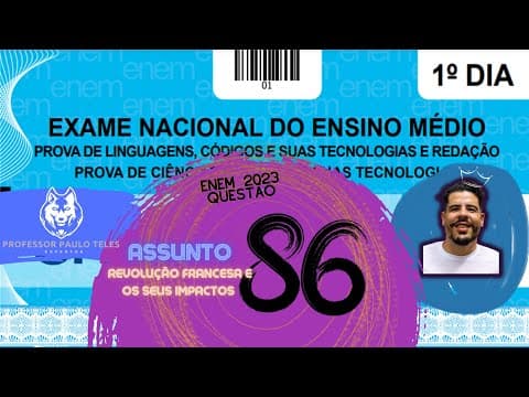 Thumbnail da aula: Resolução Enem 2023 - Humanas Questão 86