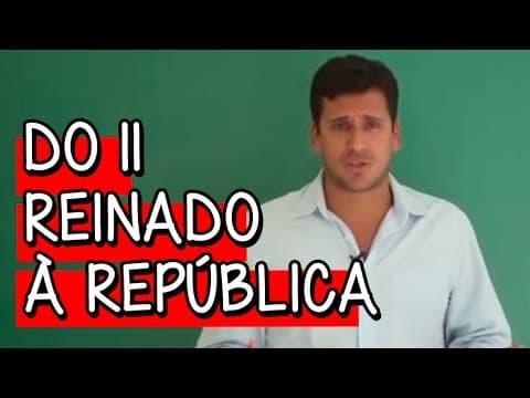Thumbnail da aula: Do II Reinado à República - Resumo para o ENEM: História | Descomplica