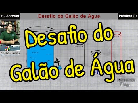 Thumbnail da aula: RACIOCÍNIO LÓGICO - Desafio do Galão de Água | Matemática Rio