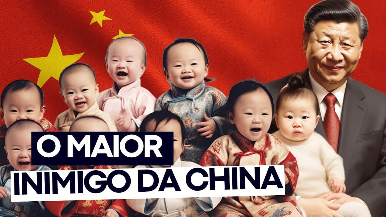 Thumbnail: A CHINA pode se AUTODESTRUIUR em anos | Geopolítica |