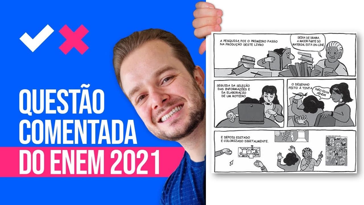 Thumbnail: QUESTÃO ENEM 2021 - Ler o texto só atrapalhava a resolução dessa...