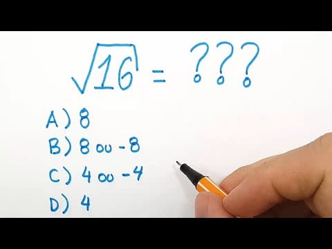 Thumbnail da aula: 🔥 HELP MATEMÁTICA BÁSICA - Desafios - Raiz Quadrada #22 🔥
