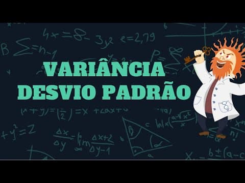 Thumbnail da aula: Variância e Desvio Padrão - [Estatística para o ENEM]