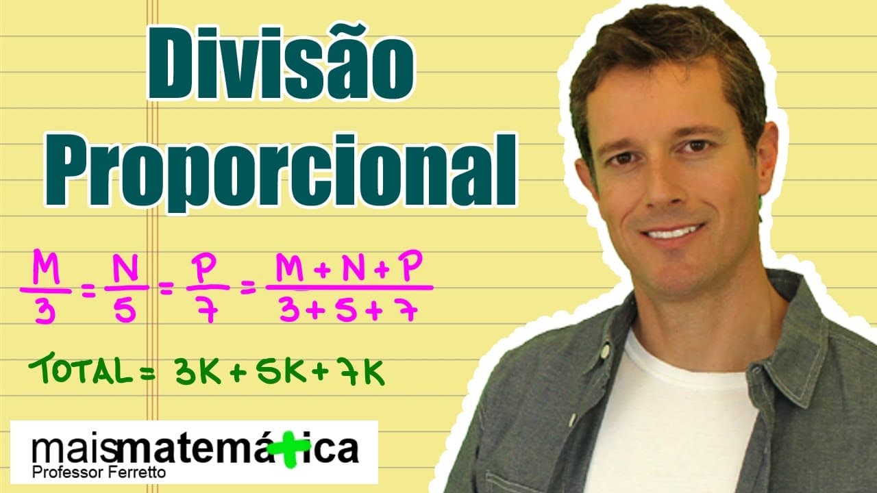 Thumbnail: Questão 15: Problema de Divisão Proporcional