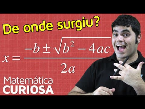 Thumbnail da aula: Dedução da Fórmula de Bhaskara Completando o Quadrado | Matemática Rio