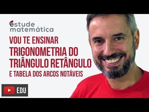 Thumbnail da aula: Trigonometria do triângulo, tabela dos arcos notáveis [Geometria Plana: aula 10] – Vou te ensinar 81