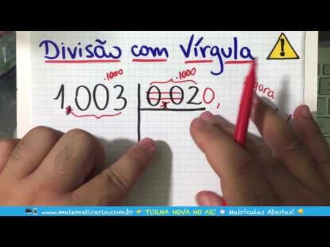 Thumbnail da aula: ⏱ DIVISÃO COM VÍRGULA NO DIVIDENDO E NO DIVISOR 👉 Minuto Matemática