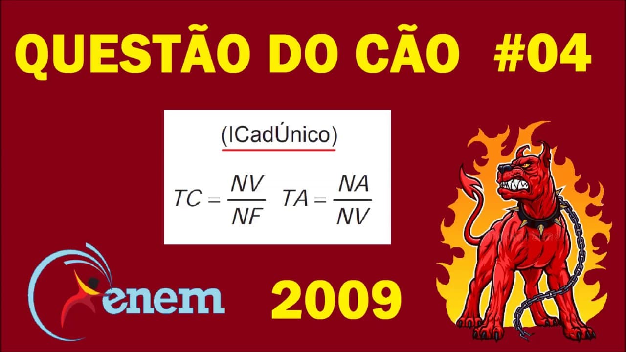 Thumbnail: Questão do Cão ENEM - Aritmética (2009) #04