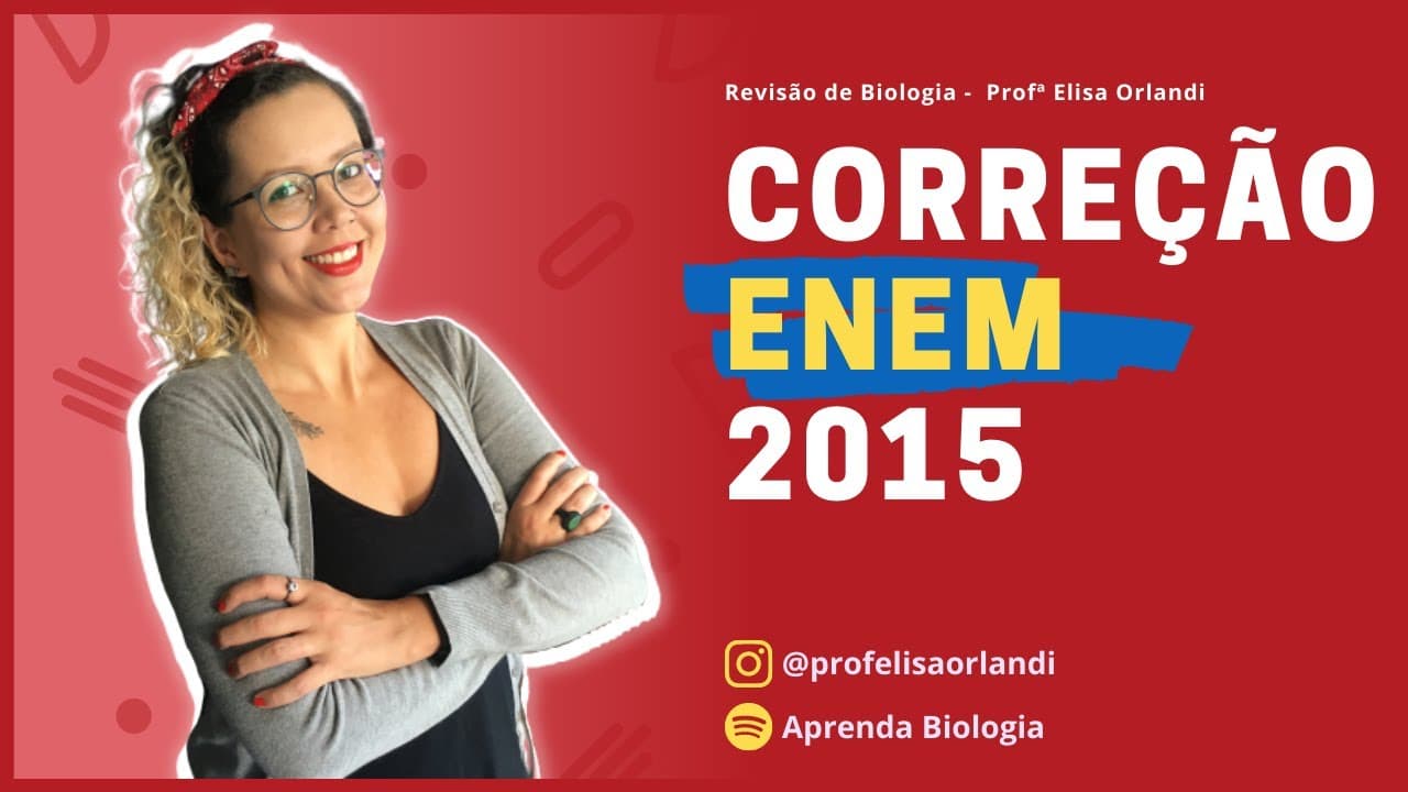 Thumbnail: Correção ENEM  2015 | Ciências da Natureza - BIOLOGIA | Corrida ENEM 2021